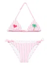 Mc2 Saint Barth Holly Bikini Set In Pink
