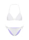 Mc2 Saint Barth Holly Double Triangle Off White Bikini In White