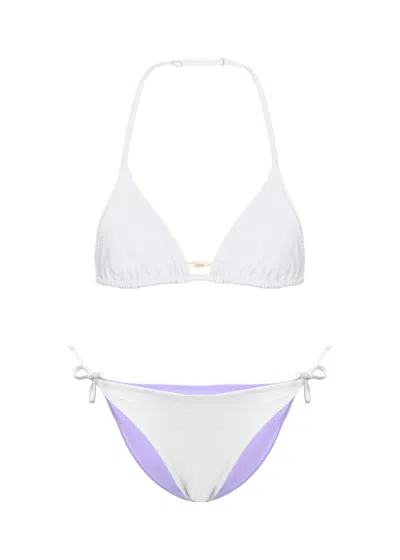 Mc2 Saint Barth Holly Double Triangle Off White Bikini