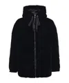 Mc2 Saint Barth Hooded Cotton Suit In Black