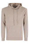 Mc2 Saint Barth Hooded Knit In Neutral