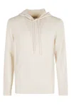 Mc2 Saint Barth Hooded Knit In White