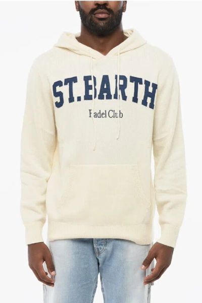 Mc2 Saint Barth Hooded Wool Blend Sport Club Sweater
