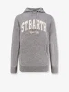 Mc2 Saint Barth Hooded Wool Blend Sweater In Gray