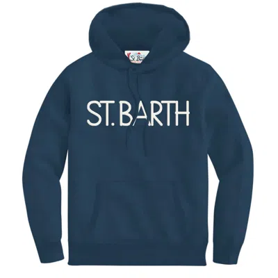 Mc2 Saint Barth Hoodie Man  - Jake Hood St Barth 61 Emb - Blue