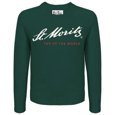 Mc2 Saint Barth Hoodie Man  - Light St Moritz Bomber 51 Patch - Green