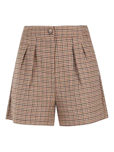 MC2 SAINT BARTH HOUNDSTOOTH-PATTERN SHORTS