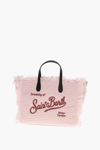 Mc2 Saint Barth Houndstooth Patterned Colette Tote Bag