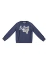 Mc2 Saint Barth Hutton Appliqué Sweatshirt In Blue