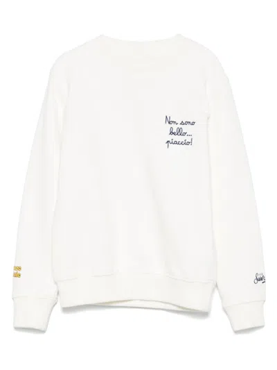 Mc2 Saint Barth Kids' Hutton Sweatshirt In White