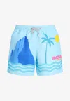 Mc2 Saint Barth Ibiza Addicted Print Swim Shorts In Multi