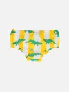 MC2 SAINT BARTH INFANT BLOOMERS PIMMY WITH CROCODILES PRINT