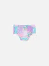 Mc2 Saint Barth Infant Bloomers Pimmy With Gingham Print In Multicolor