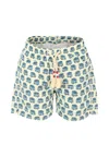 Mc2 Saint Barth Iovry Swim Shorts For Boy With Elephants In Multi