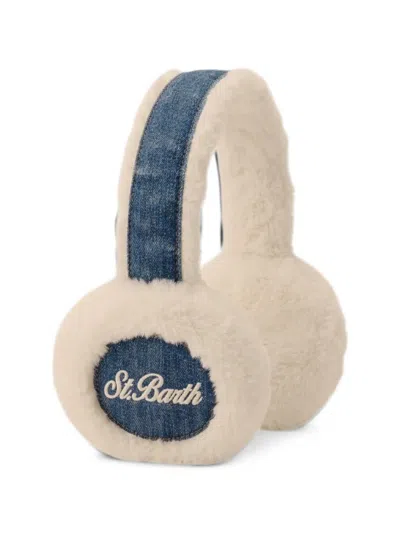 Mc2 Saint Barth I-tech Denim-trim Earmuffs In Multi