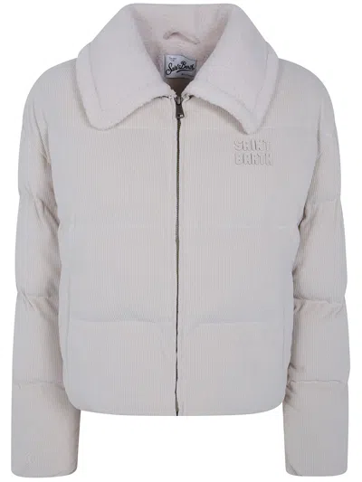 Mc2 Saint Barth Jacket Corduroy "sethi" In Brown