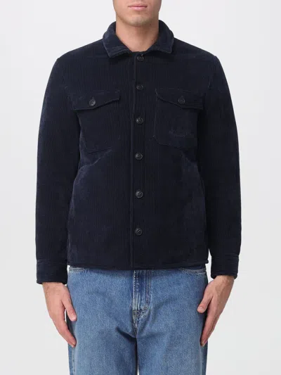 Mc2 Saint Barth Jacket  Men Color Blue