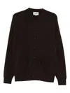 Mc2 Saint Barth Hanover Buttoned Jacket In Brown
