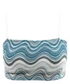 Mc2 Saint Barth Jaclyn Crop Top In Multi