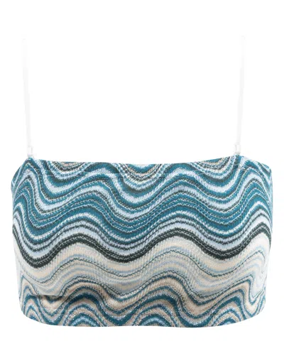 Mc2 Saint Barth Jaclyn Crop Top In Multi