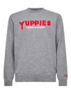 Mc2 Saint Barth Jacquard-embroidery Sweater In Gray