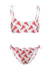 Mc2 Saint Barth Jaiden Aragolove Stripes Bikini In Multi