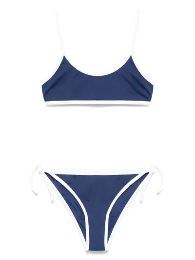 Mc2 Saint Barth Kids' Jaiden Bikini In Blue