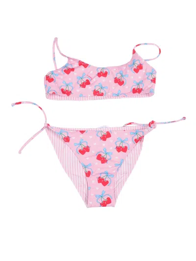 Mc2 Saint Barth Kids'  Jaiden Double-cherry Licious 21 In Pink