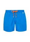 Mc2 Saint Barth Jean Lighting Bluette Ultralight Swim Short In Blue