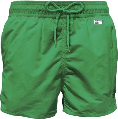 Mc2 Saint Barth Jean Lighting Pantone Swim Shorts Solid Green