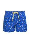Mc2 Saint Barth Jean Lighting Snoopy Chef Ultralight Swim Short In Blue