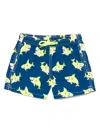 Mc2 Saint Barth Kids' Jean Lighting Swim Shorts In Blue