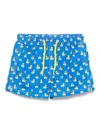 Mc2 Saint Barth Jean Lighting Swim Shorts In Blue