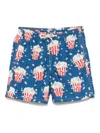 Mc2 Saint Barth Jean Lighting Swim Shorts In Blue