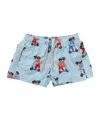 Mc2 Saint Barth Kids' Jean Lighting Swim Shorts In Multi