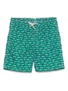 Mc2 Saint Barth Jean Lighting Swim Shorts In Green