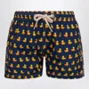 Mc2 Saint Barth Jean Lighting Swimsuit With Ducklings In Multi