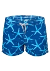 Mc2 Saint Barth Jean Oramhora Starfish Blue Boys Swimshorts In Blue