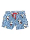 Mc2 Saint Barth Jean-snoopy Nautical Stripes S 61 In Blue