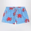 Mc2 Saint Barth Jean Swimsuit With Octopuses In Multicolor
