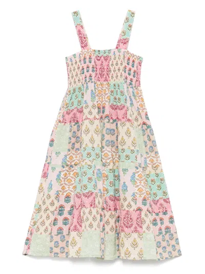 Mc2 Saint Barth Kids' Jemine Dress In Pink