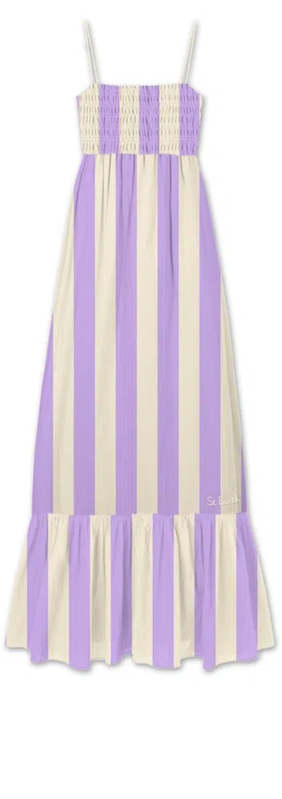Mc2 Saint Barth Jemma Striped Dress In Multi
