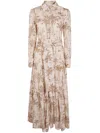 Mc2 Saint Barth Woman Toile De Jouy Cotton Dress Jensen