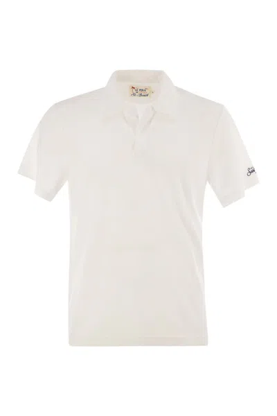 MC2 SAINT BARTH MC2 SAINT BARTH JEREMY - COTTON TERRY POLO SHIRT