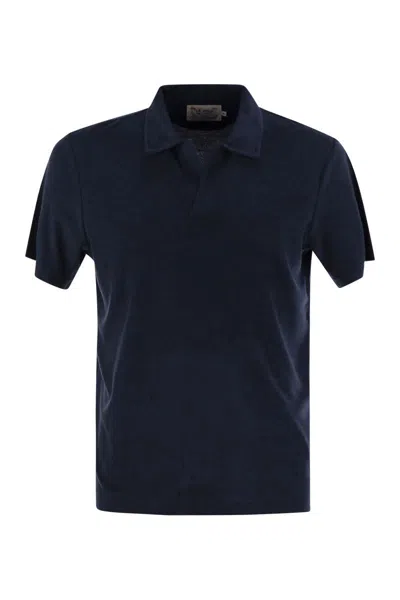 MC2 SAINT BARTH MC2 SAINT BARTH JEREMY - COTTON TERRY POLO SHIRT