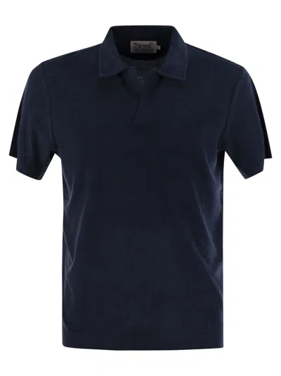 MC2 SAINT BARTH JEREMY - COTTON TERRY POLO SHIRT