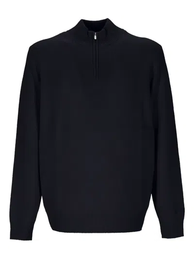 Mc2 Saint Barth Jermyn High-neck Sweater In Black