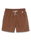 Mc2 Saint Barth Swim Trunks Featuring Back Pocket And Elastic Waistband