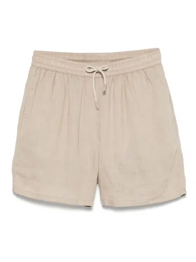 Mc2 Saint Barth Jersey Swim Shorts In Neutral