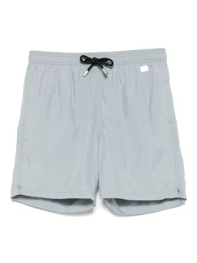 Mc2 Saint Barth Jersey Swim Shorts In Gray